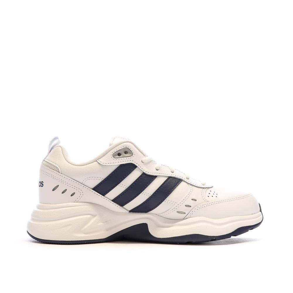 Baskets Blanches/Noires Homme Adidas Strutter vue 2
