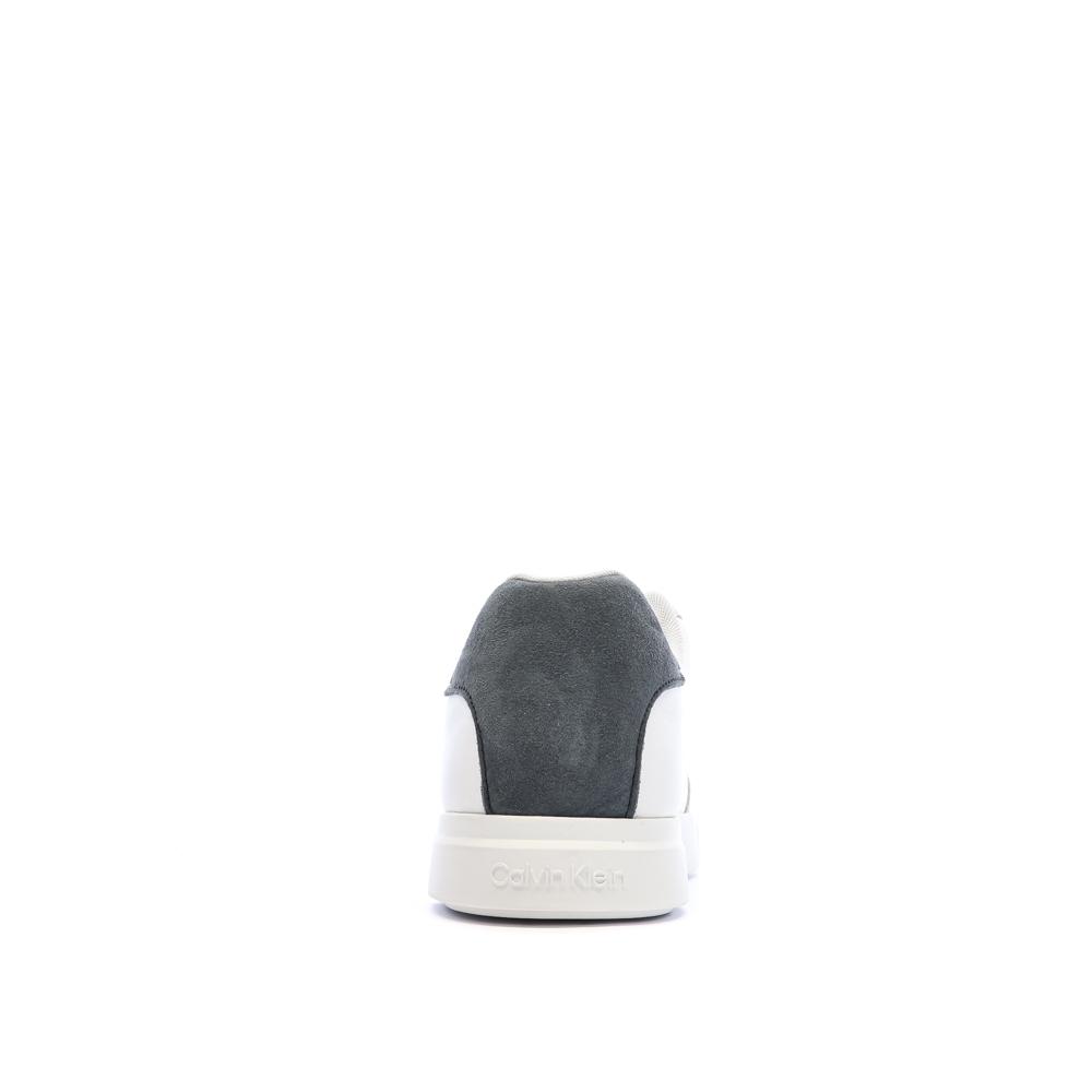 Calvin Klein Jeans Men’s White/Beige Low-Top Trainers Photo of the Espace des Marques %store% store - view of %key%