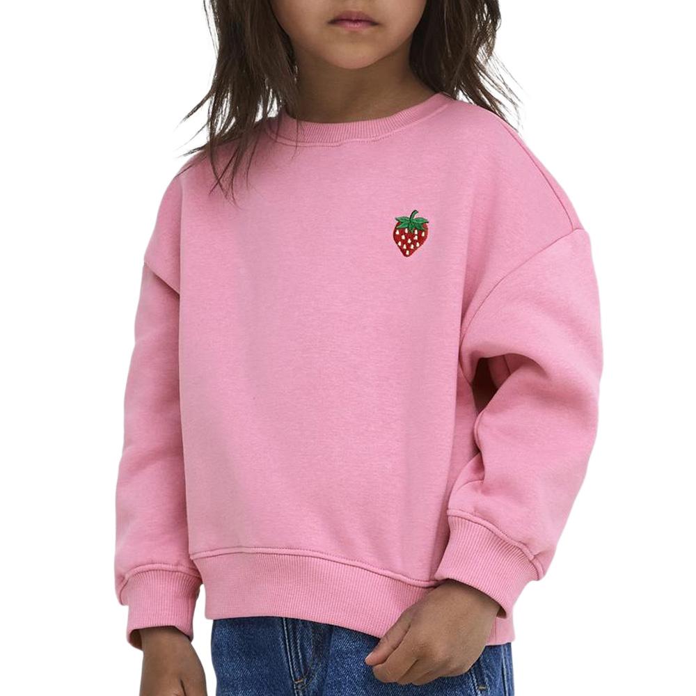 Sweat Rose Fille Only Kmgsweat pas cher
