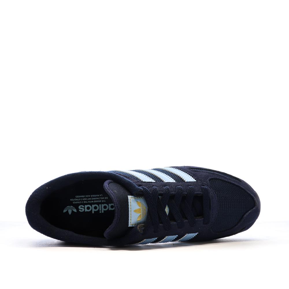 Baskets Marine/Bleu Homme Adidas La Trainer vue 4