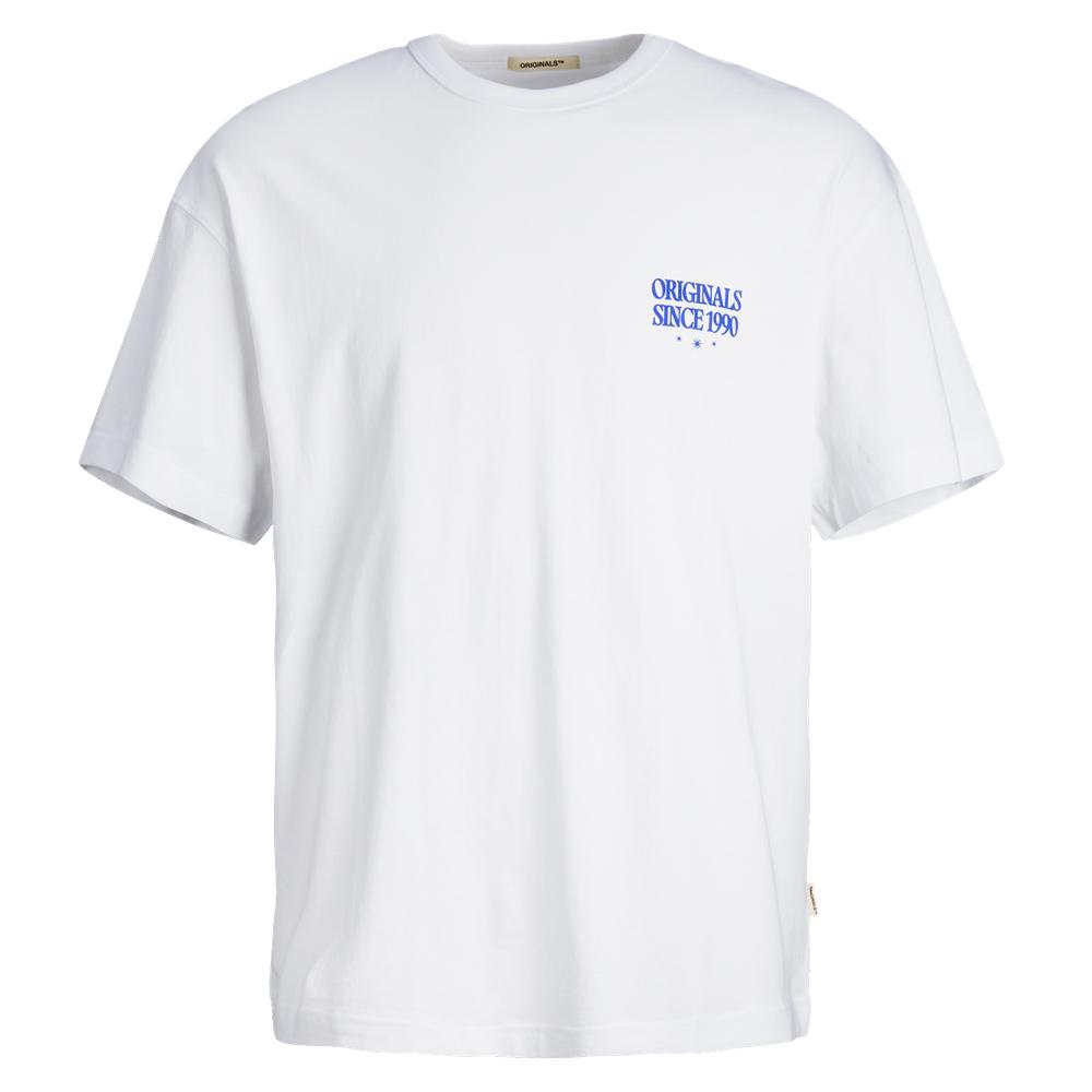 T-shirt Blanc Homme Jack & Jones 12276717 pas cher