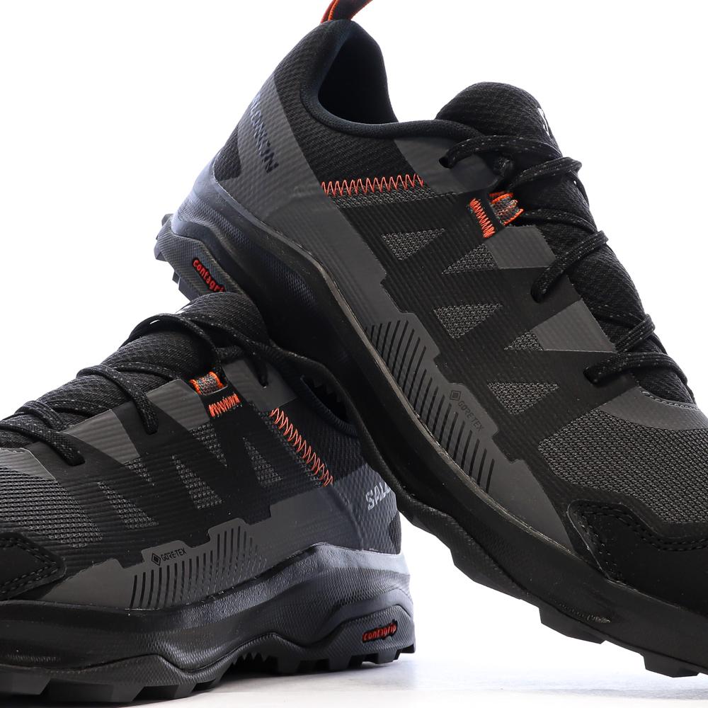 Schwarze Herren-Wanderschuhe Salomon Ardent GTX Ansicht 7