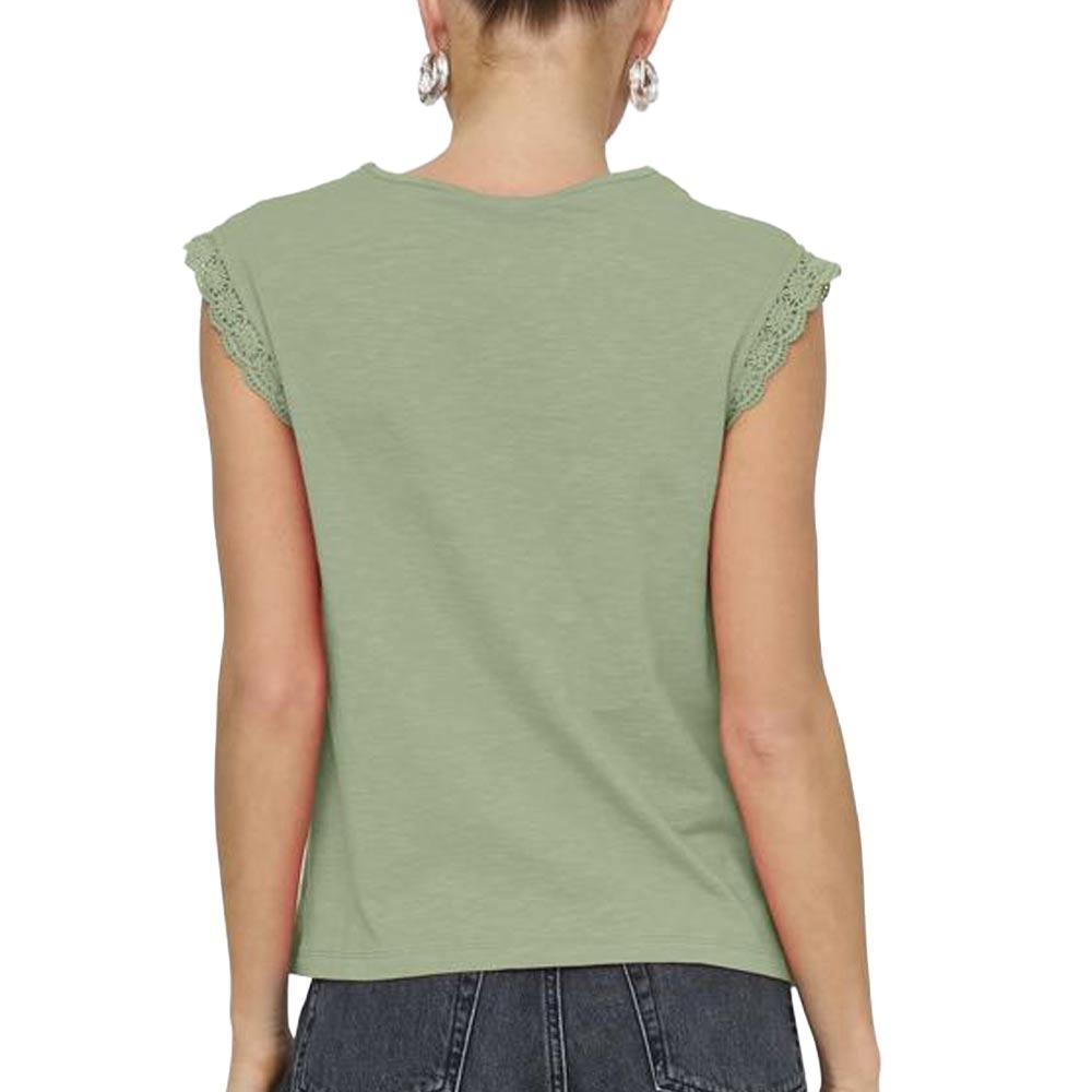 T-Shirt Vert Femme JDY Salva vue 2