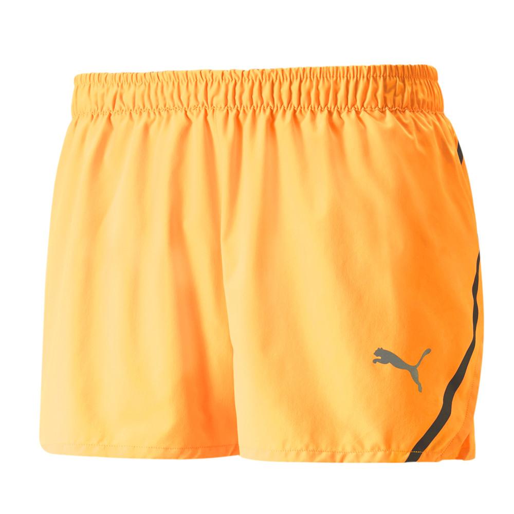 Short Orange Homme Puma Split pas cher