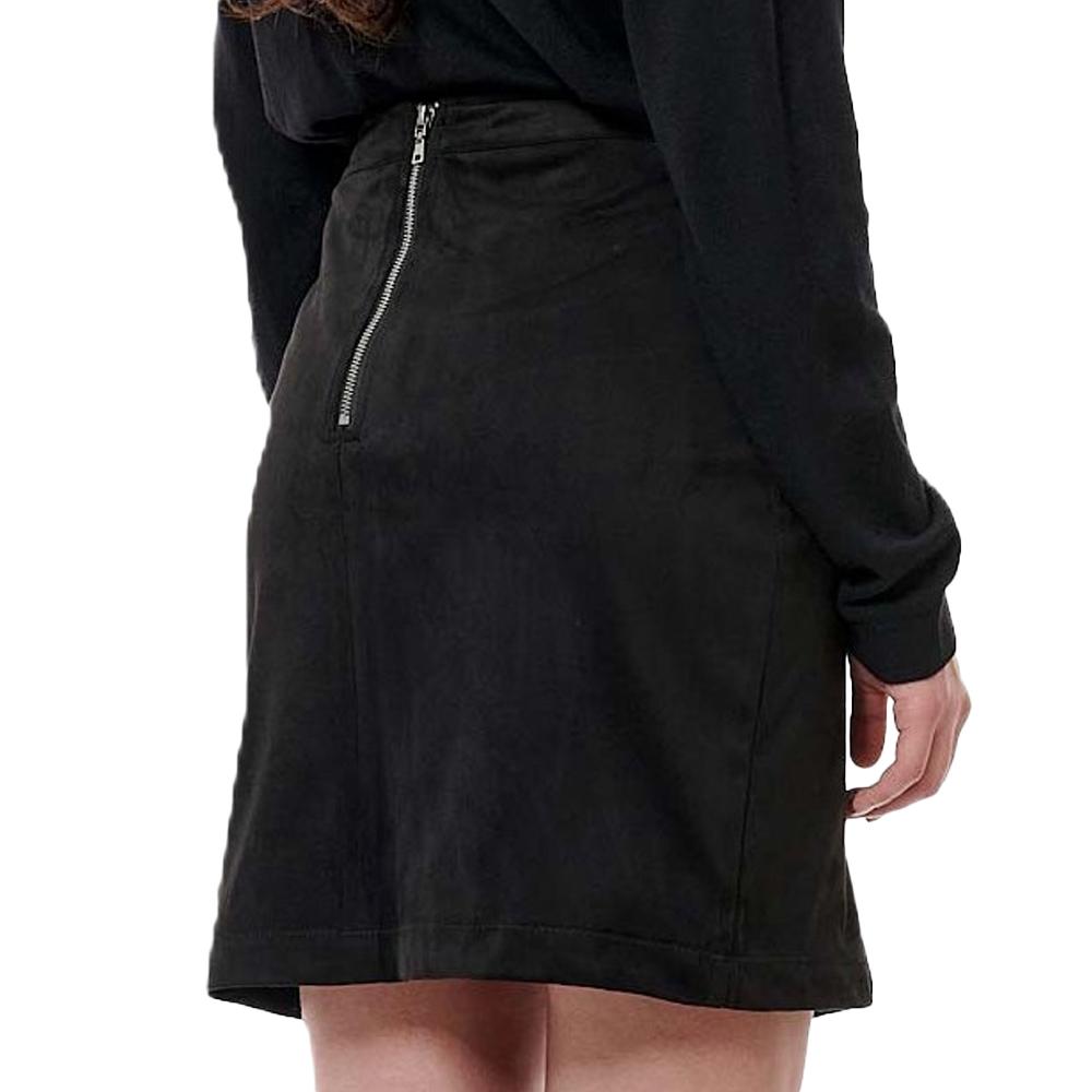 Jupe en Daim Noir Femme Kaporal BATIAH vue 2