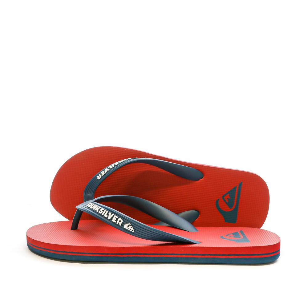 Tongs Rouges Homme Quiksilver Molokai pas cher