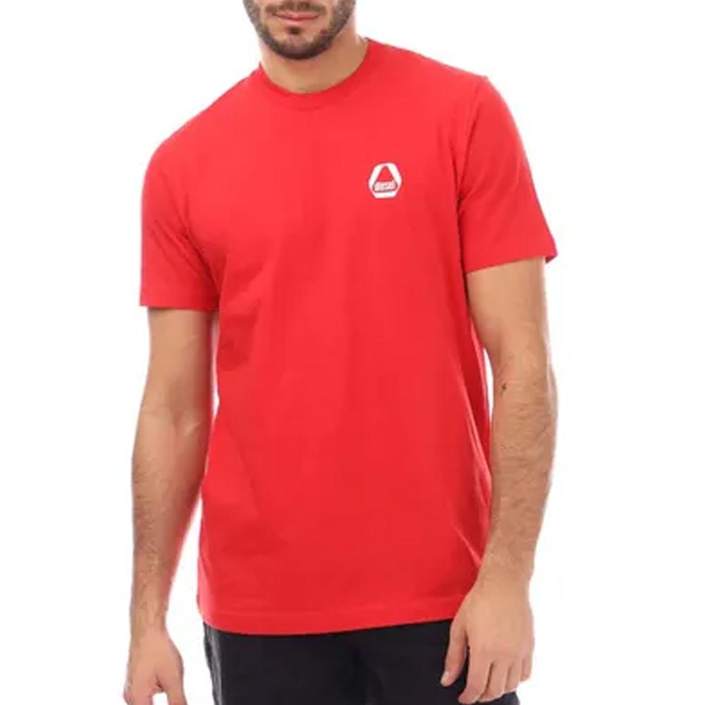 T-shirt Rouge Homme Diesel Maglietta pas cher