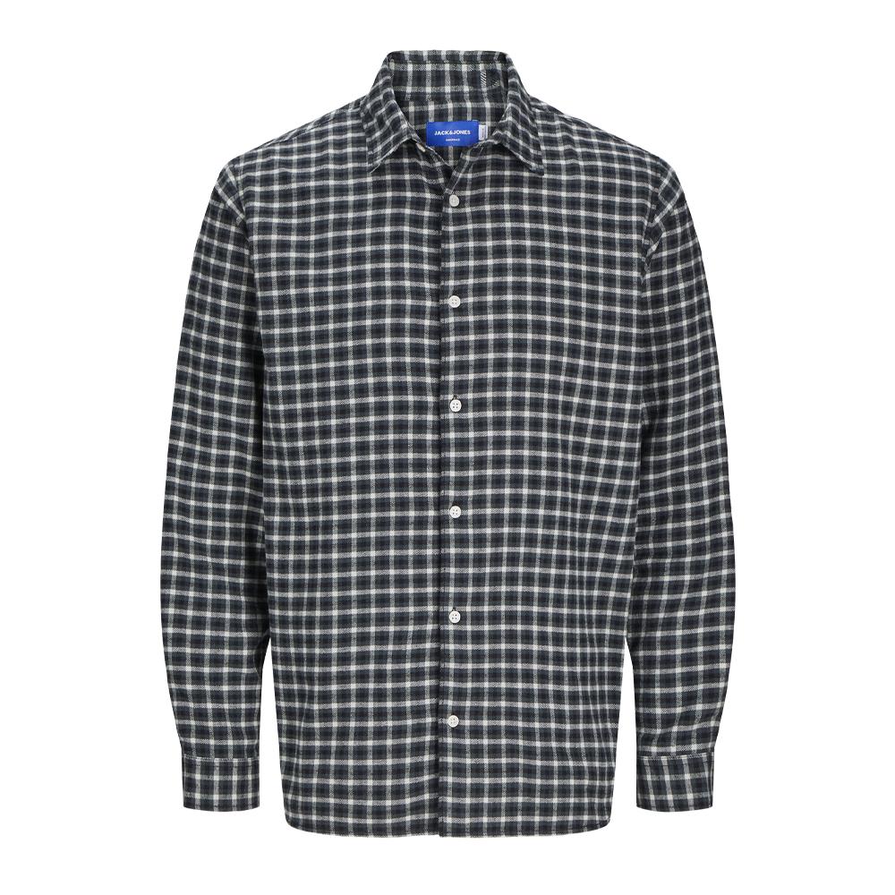Chemise Grise/Noire Homme Jack & Jones Joshua pas cher