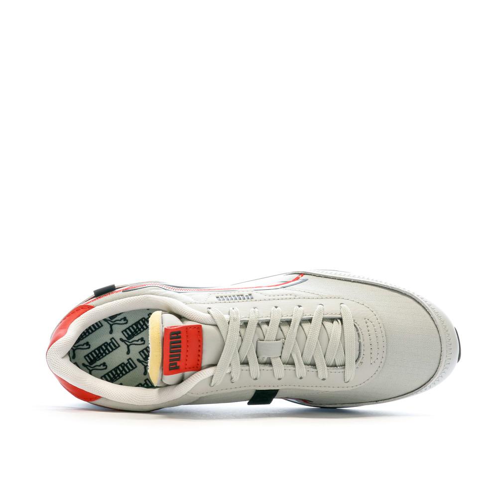 Baskets Gris/Noir/Rouge Homme Puma Future Rider Twofold vue 4
