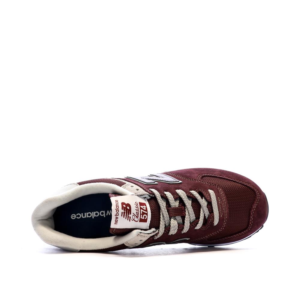 Baskets Bordeaux Homme New Balance 574 vue 4
