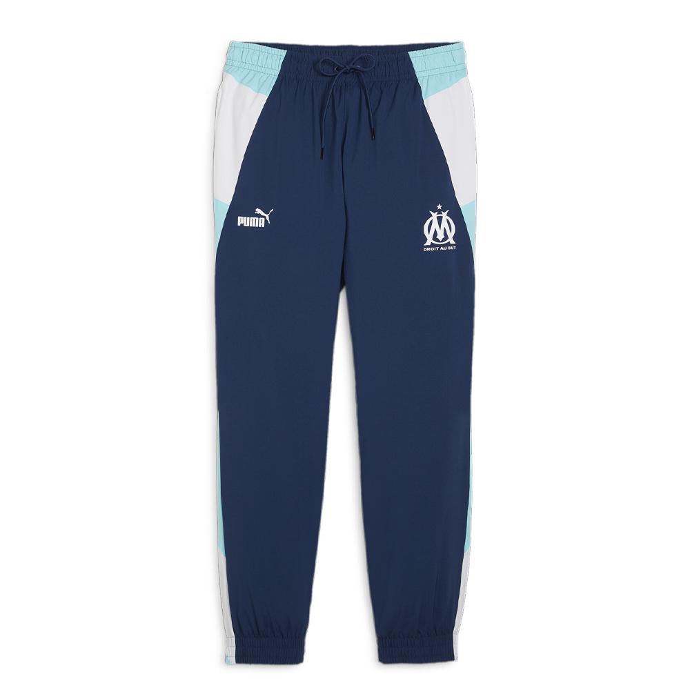 OM Pantalon de foot Marine Homme Puma 777105 pas cher