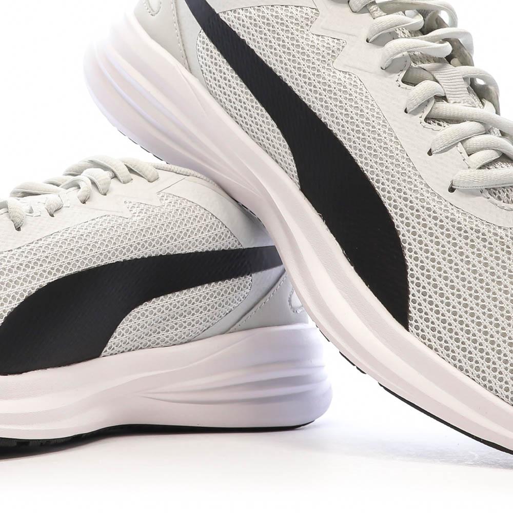 Chaussures de Running Blanches/Noires/Jaunes Femme Puma Transport vue 7