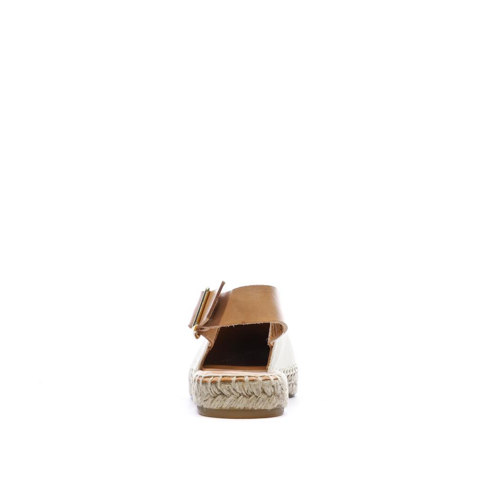 Sandales Blanc Femme Pare Gabia Anitz vue 3