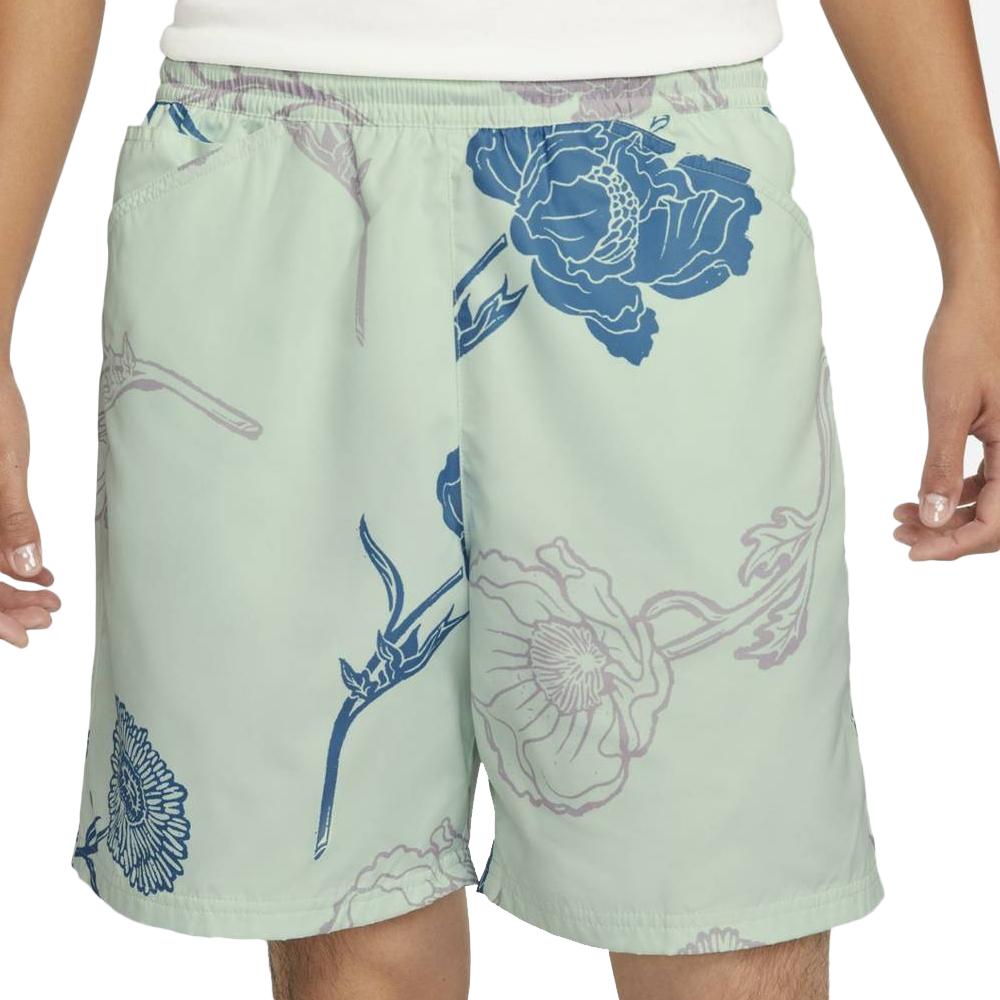 Short Vert/Bleu Homme Nike Nvlty pas cher