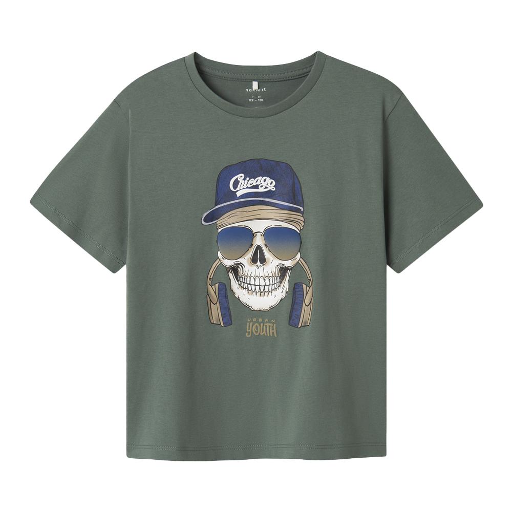 T-shirt Kaki Garçon Name it Rolem pas cher