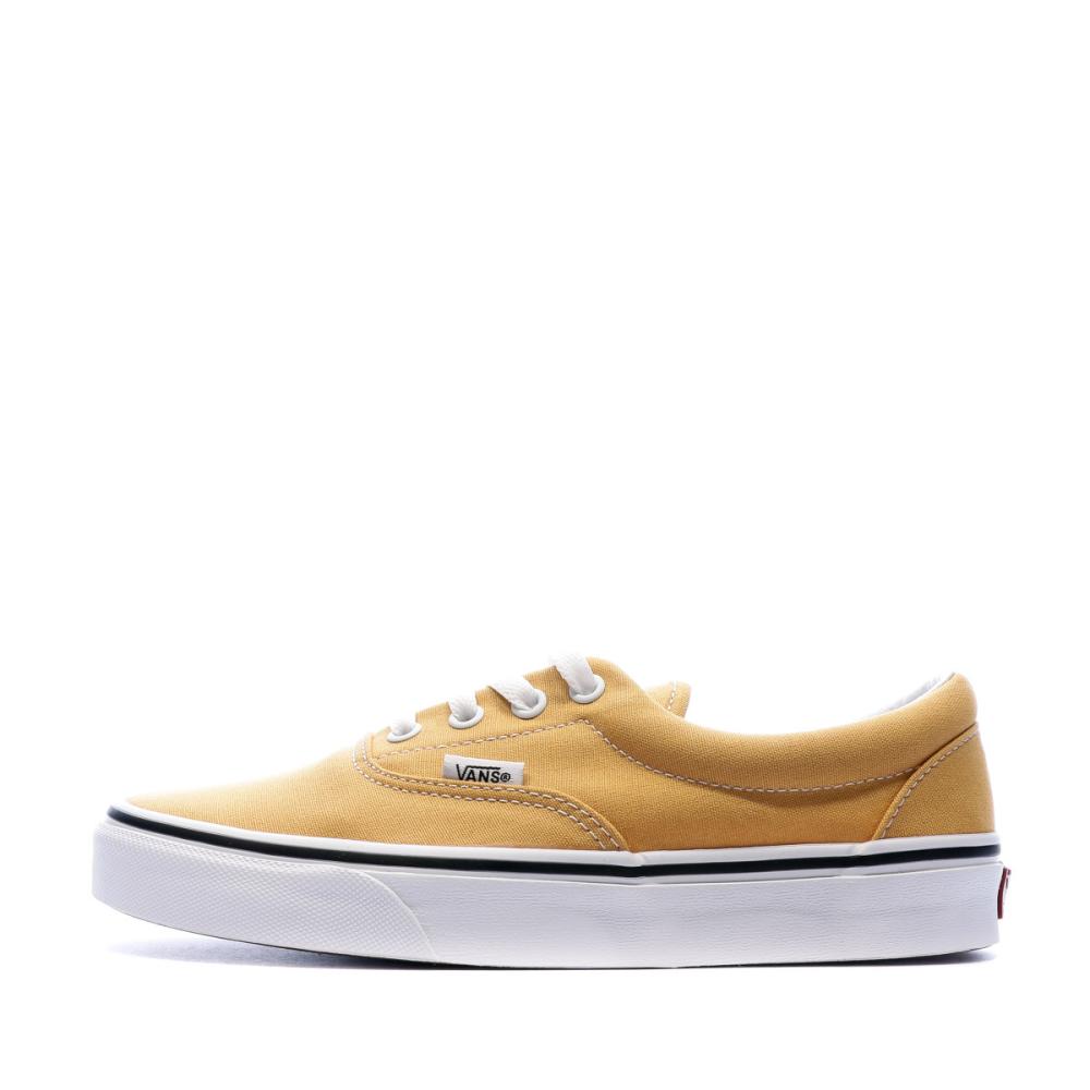Baskets Orange Mixte Vans Era pas cher