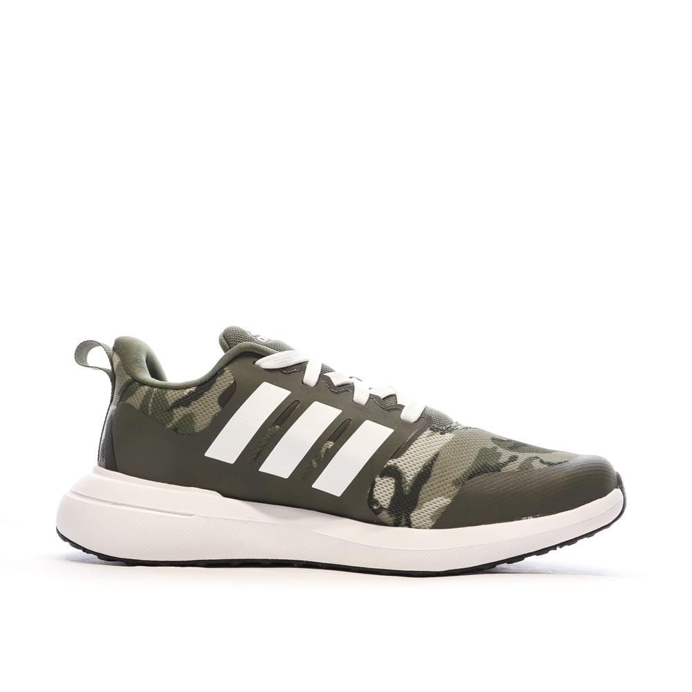 Baskets Kaki Garçon Adidas Fortarun 2.0 vue 2