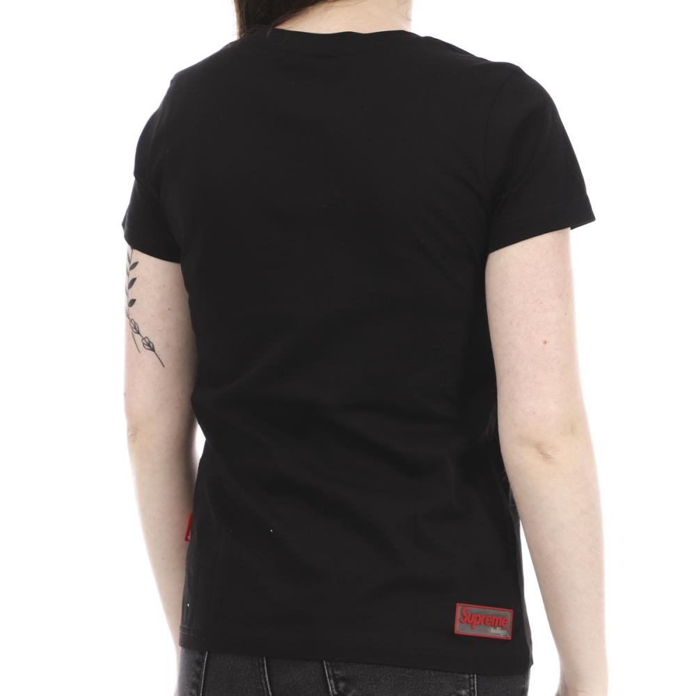T-shirt Noir Femme Supreme Grip Sofy vue 2