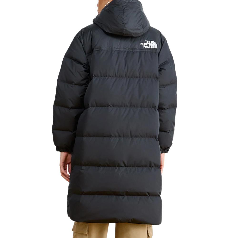 Doudoune Longue Femme Noir The North Face Nuptse vue 2
