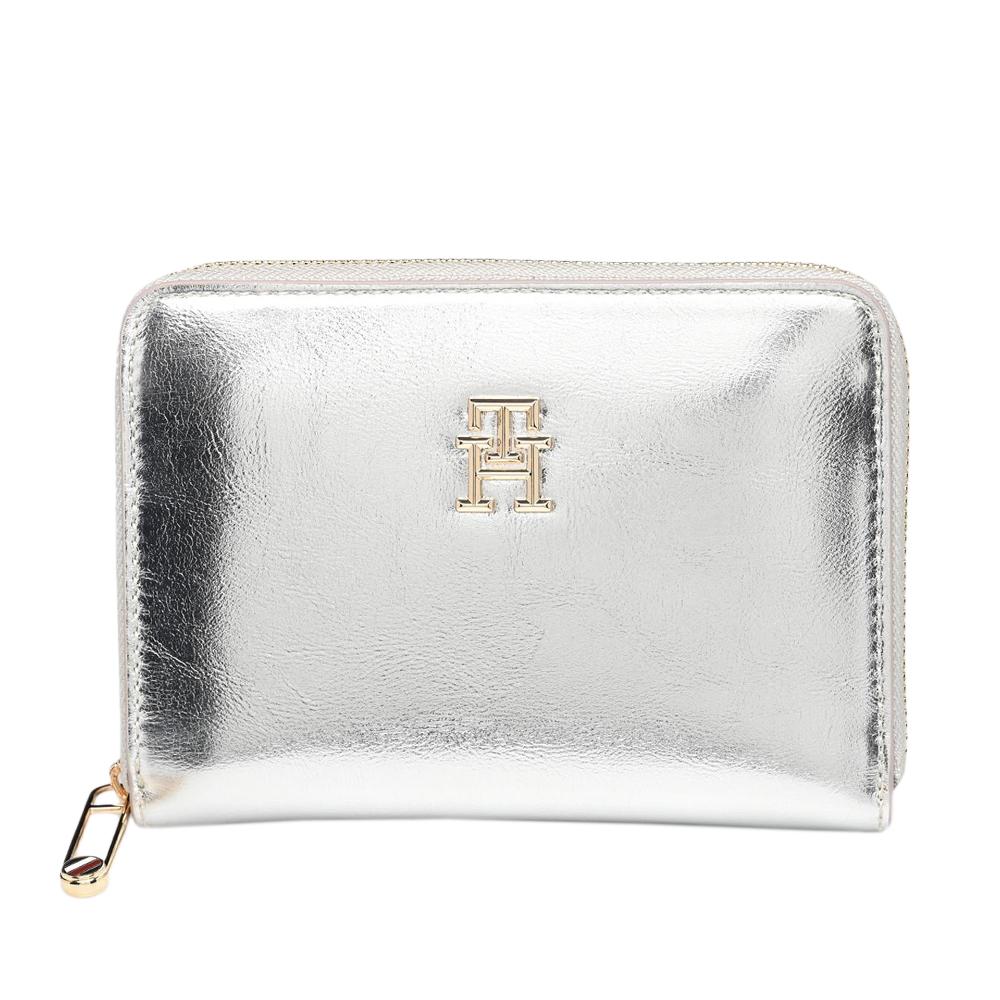 Portefeuille Argenté Femme Tommy Hilfiger Gifting pas cher