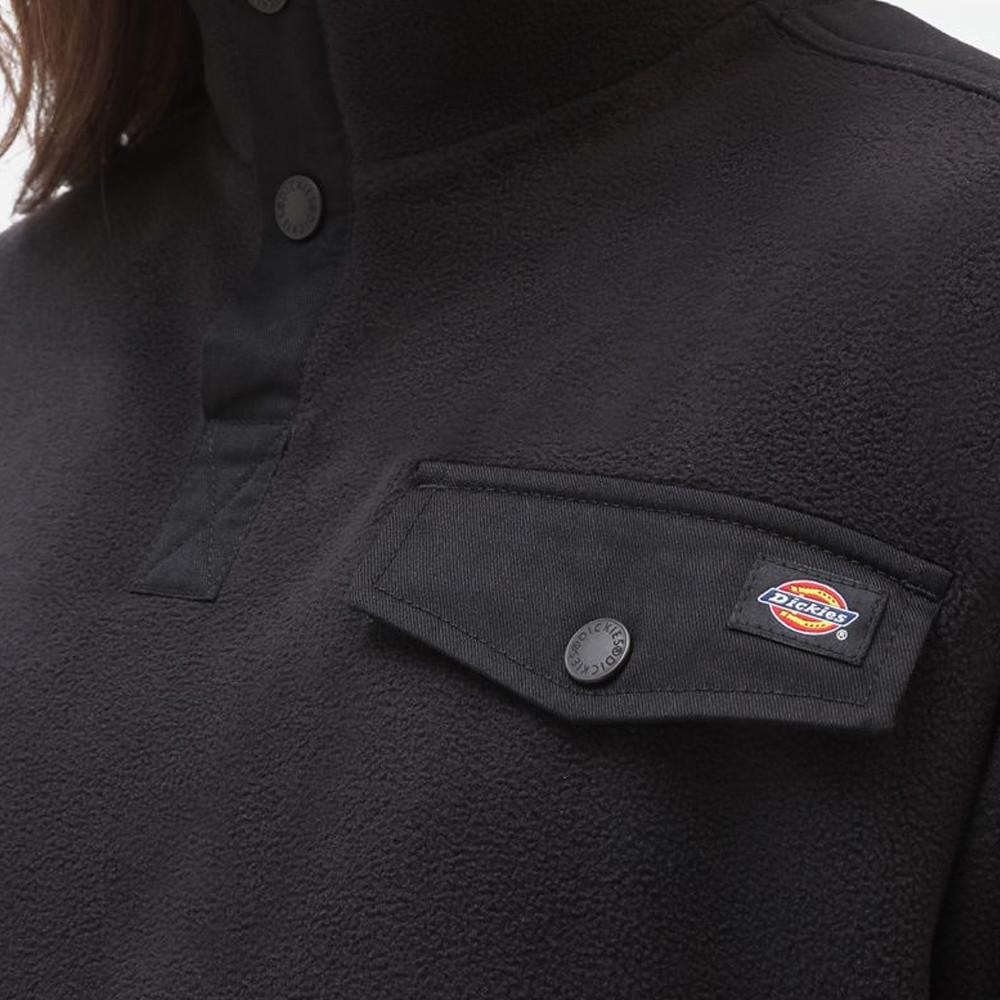 Sweat Polaire Noir Femme Dickies Port Allen vue 3