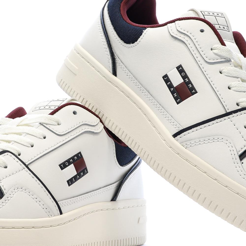 Baskets Blanche Homme Tommy Hilfiger Retro vue 7