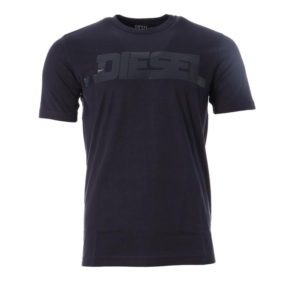 T-Shirt Noir Homme Diesel RPATI0 pas cher