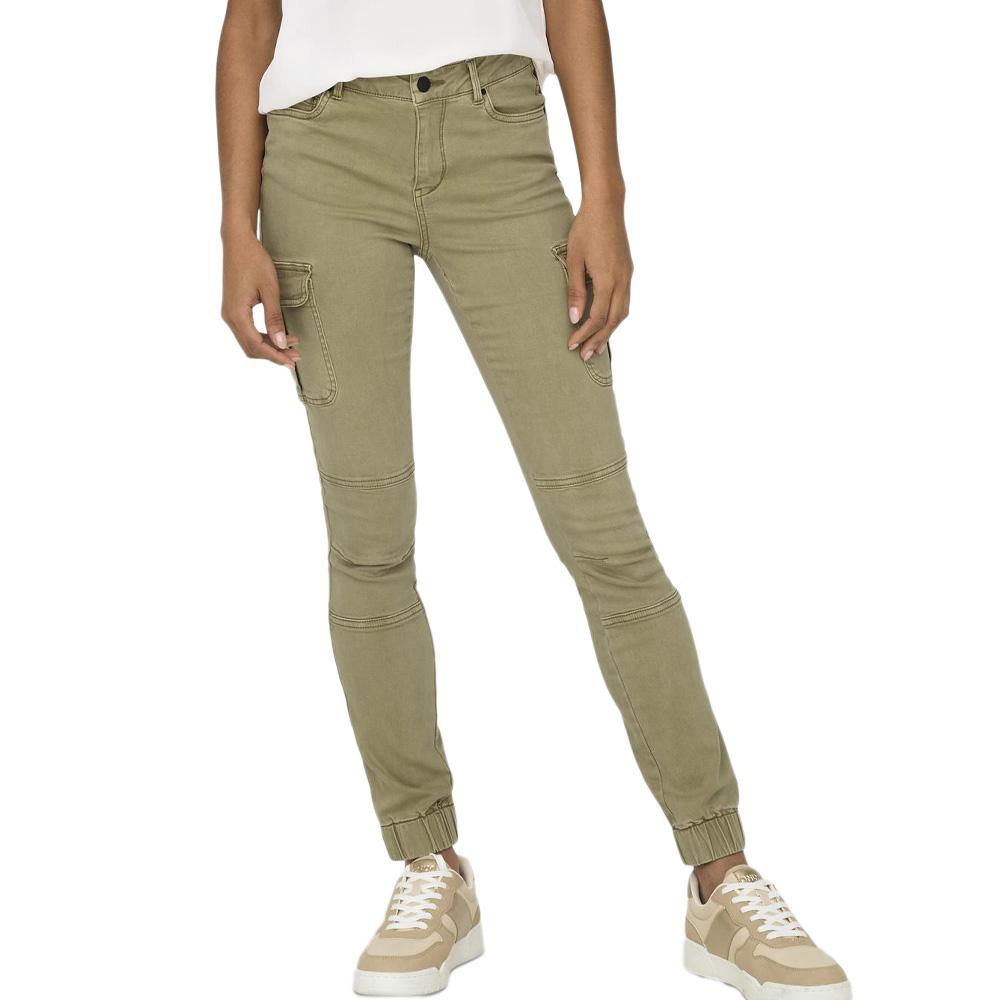 Pantalon Cargo Vert Femme Only Missouri 15170889 pas cher