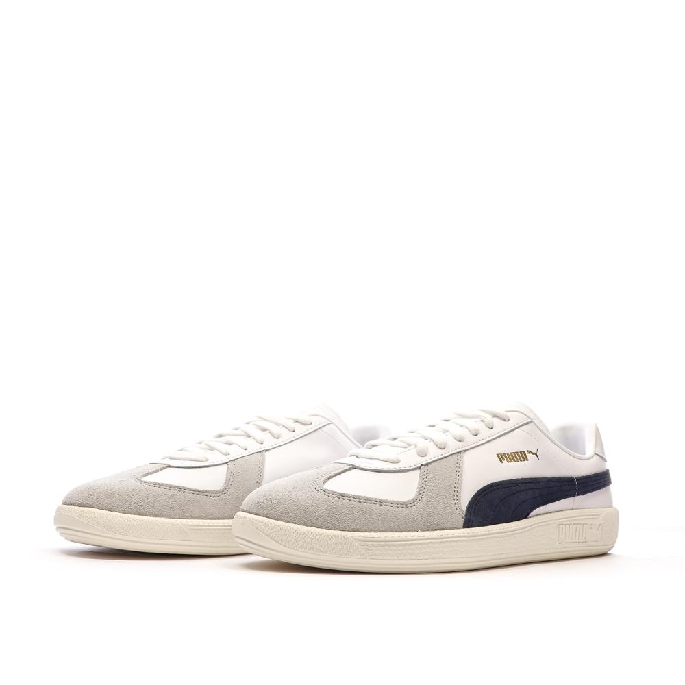 Baskets Blanches/Grises/Noires Homme Puma Army Trainer vue 5