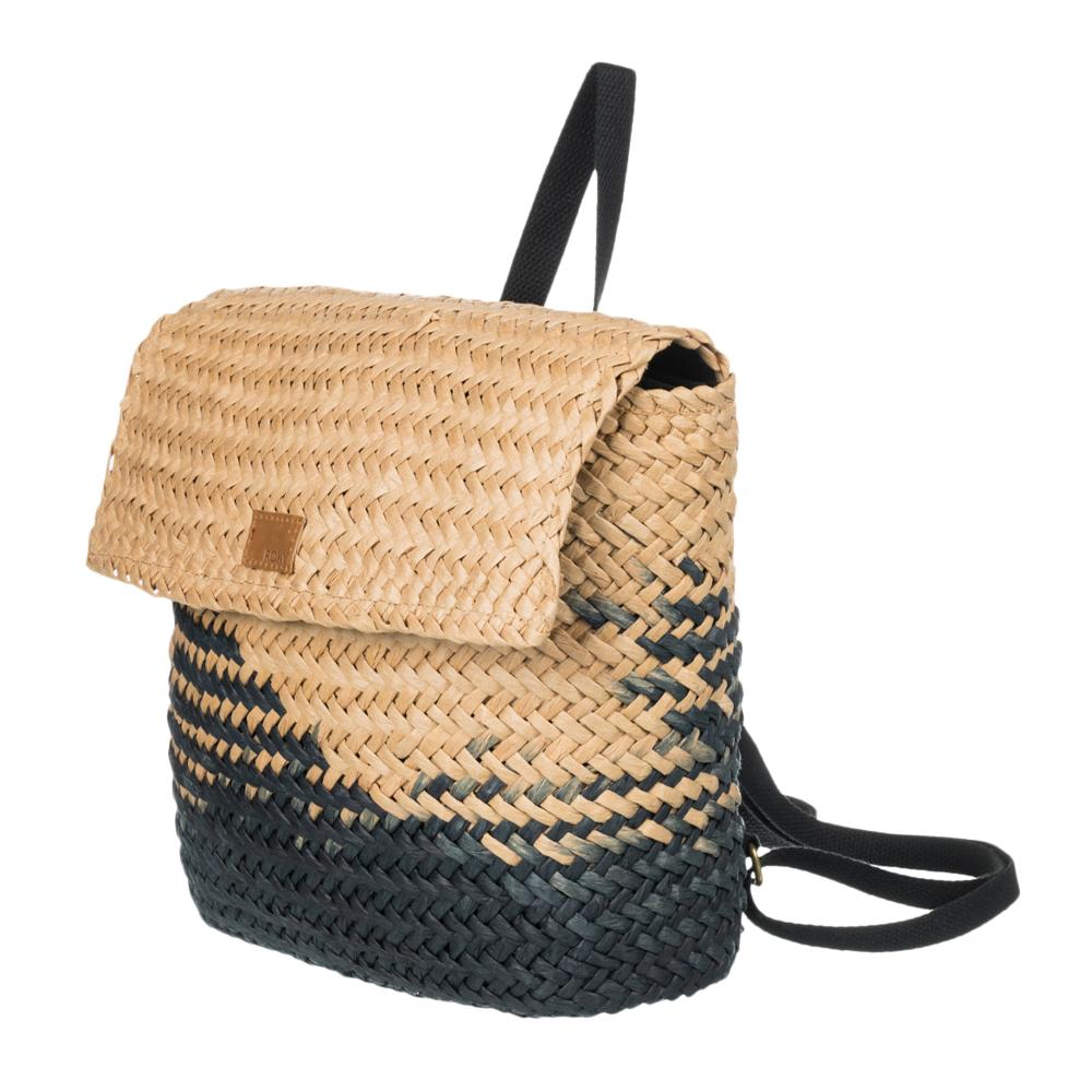 Sac à Dos en Paille Beige/Marine Femme Roxy Mysterious Boar pas cher
