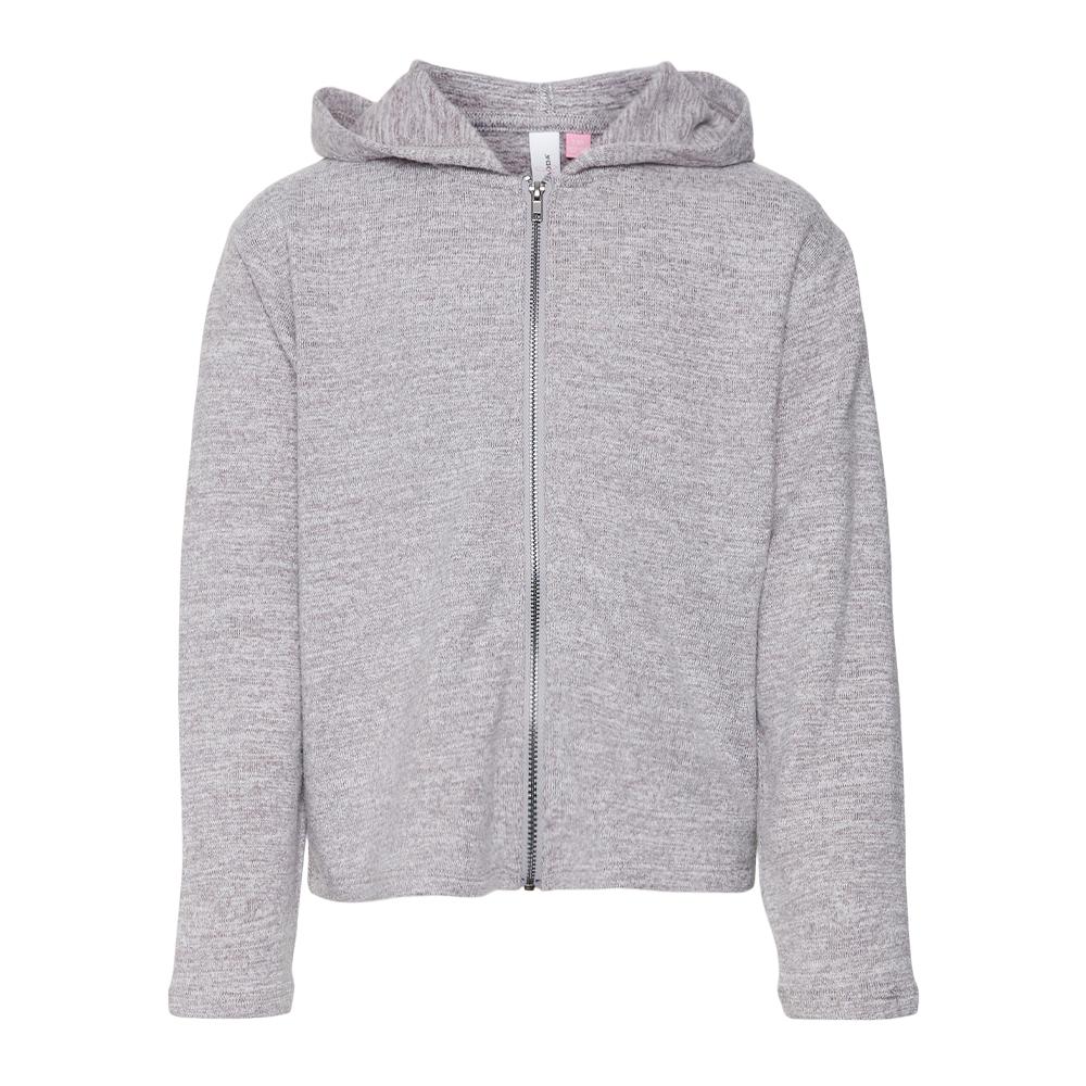 Sweat Zippé Gris Clair Fille Vero Moda Bella pas cher