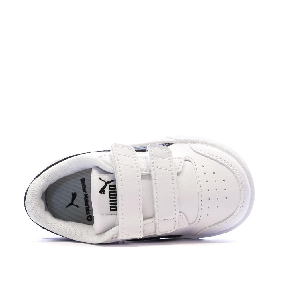 Zapatillas blancas/negras para niño Puma Shuffle ver 4