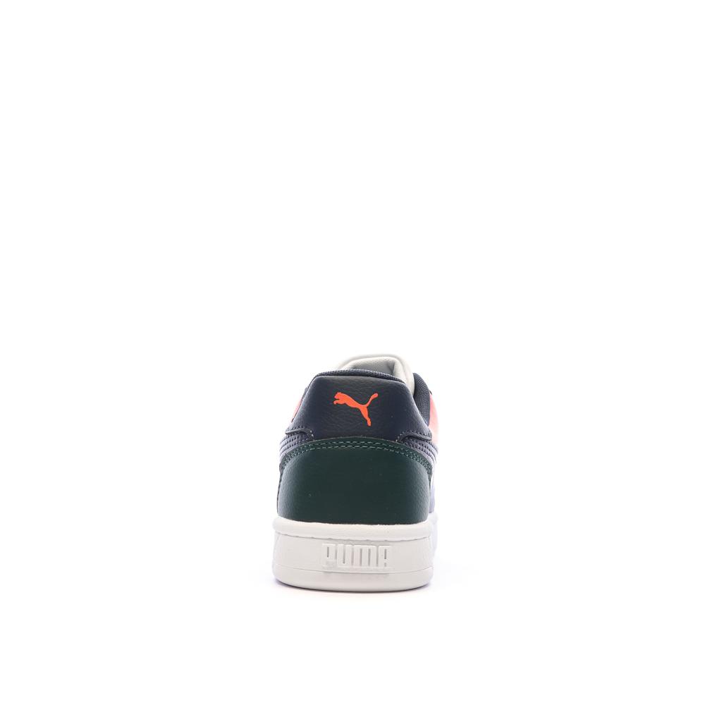 Baskets Blanches/Noires/Vertes Garçon Puma Caven 2.0 vue 3