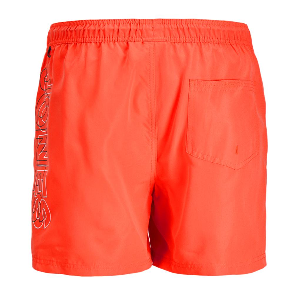 Short de Bain Rouge Garçon Jack & Jones Double Logo vue 2