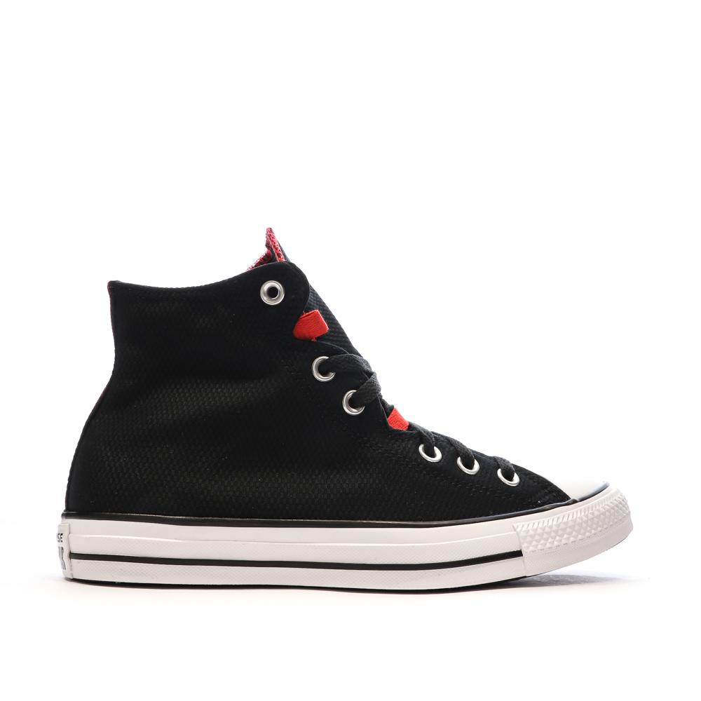 Baskets Noires/Rouge/Blanches Converses Chuck Taylor All Star vue 2