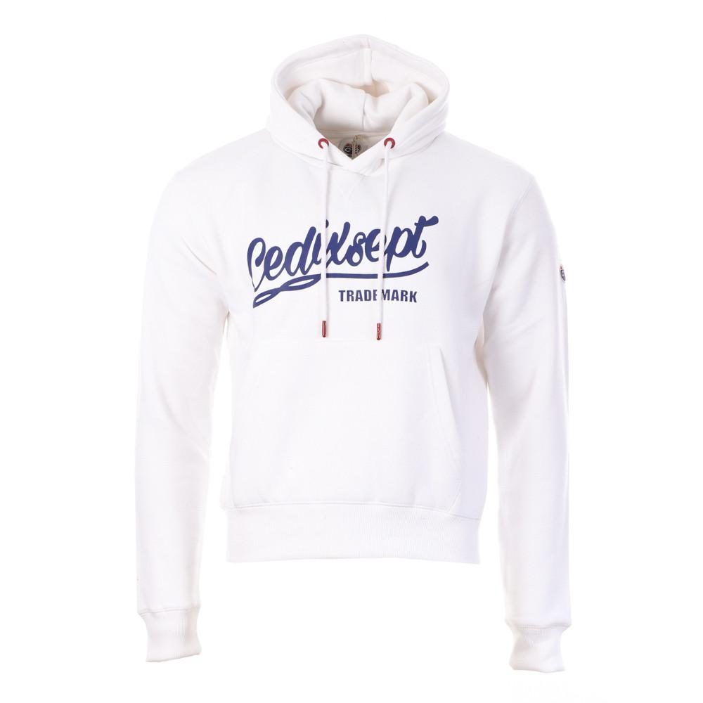 Sweat à capuche Blanc Homme C17 Fletcher pas cher