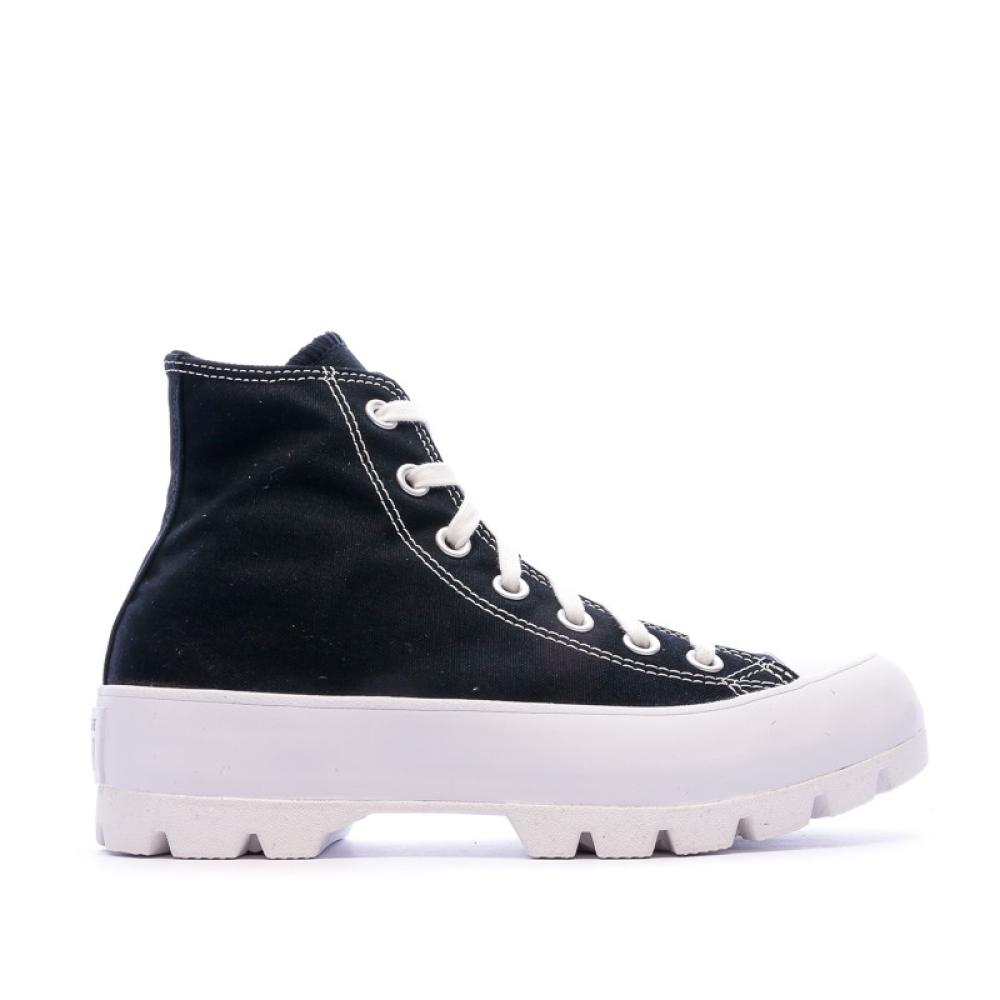 All Star Baskets Noir femme Converse Lugged vue 2