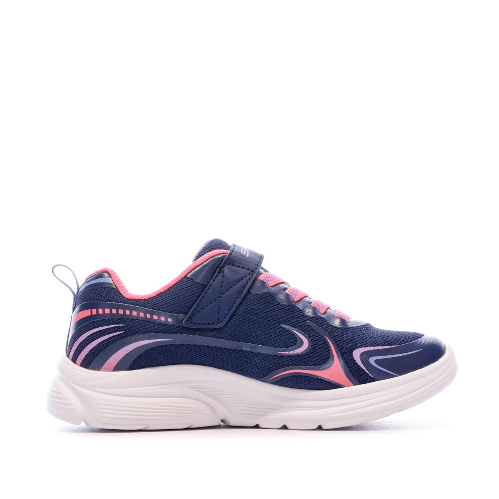 Baskets Marine Fille Skechers Wavy Lites vue 2