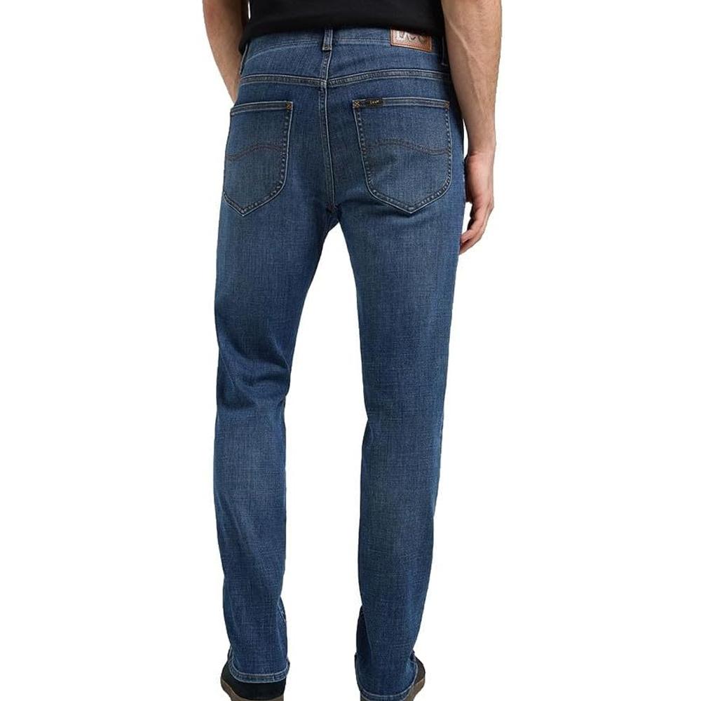 Jean Slim Bleu Homme Lee Astro vue 2
