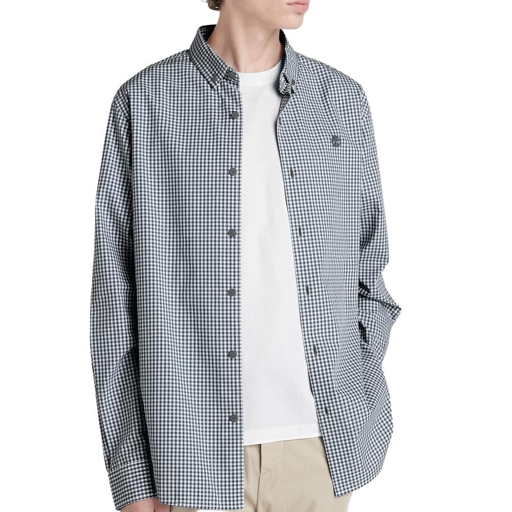 Timberland Men’s Brown/Blue Checked Shirts A1OJA affordable