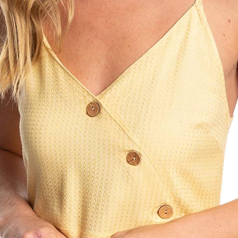 Robe Jaune Femme Roxy Sun May Shine vue 3