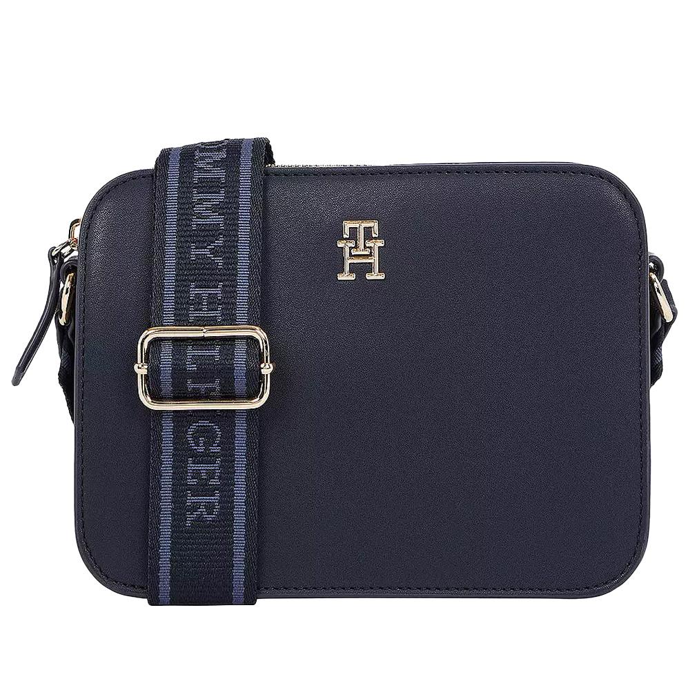 Sac à Bandoulière Marine Femme Tommy Hilfiger Logotape pas cher