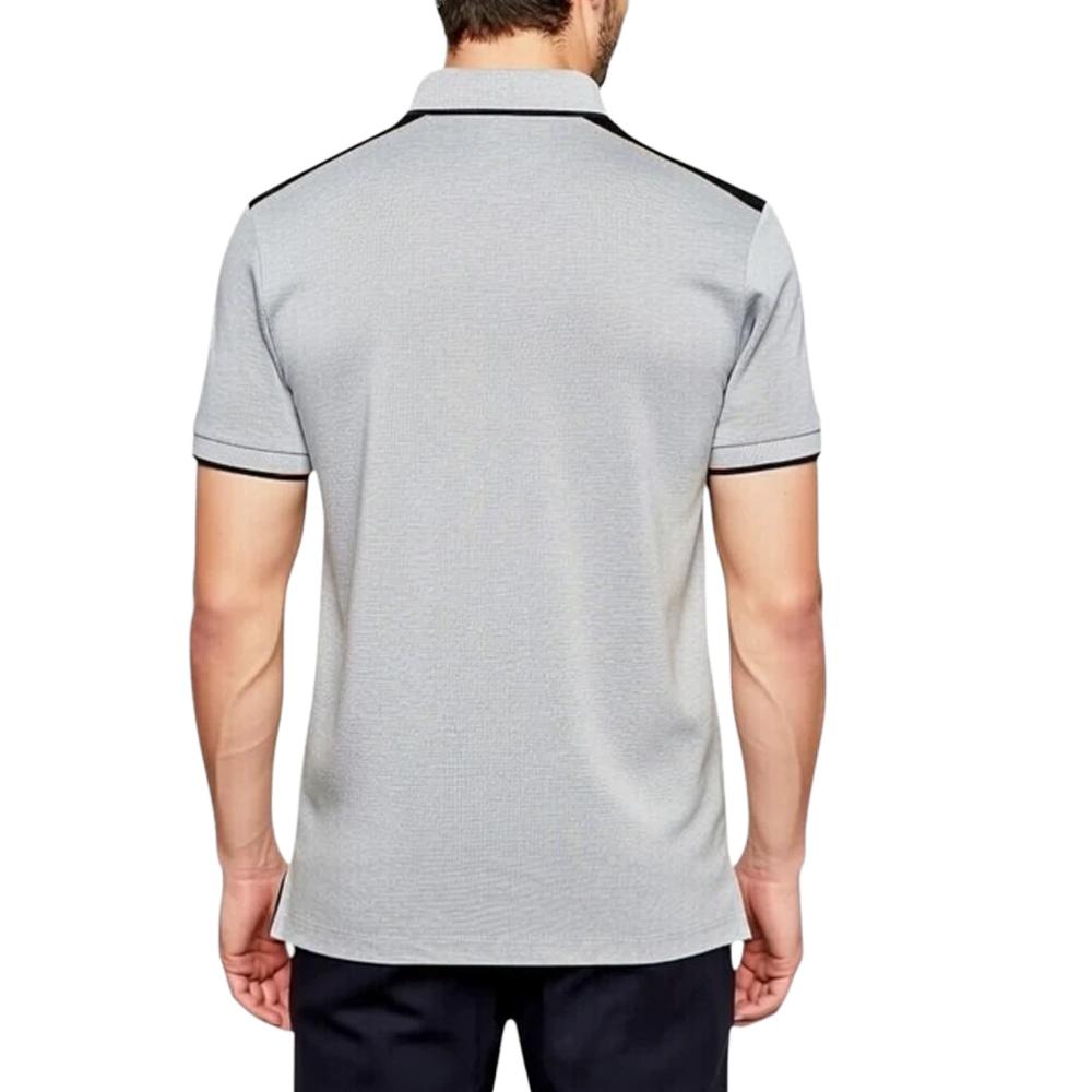 Polo Gris/Noir Homme Lee Cooper GLC2046 vue 2