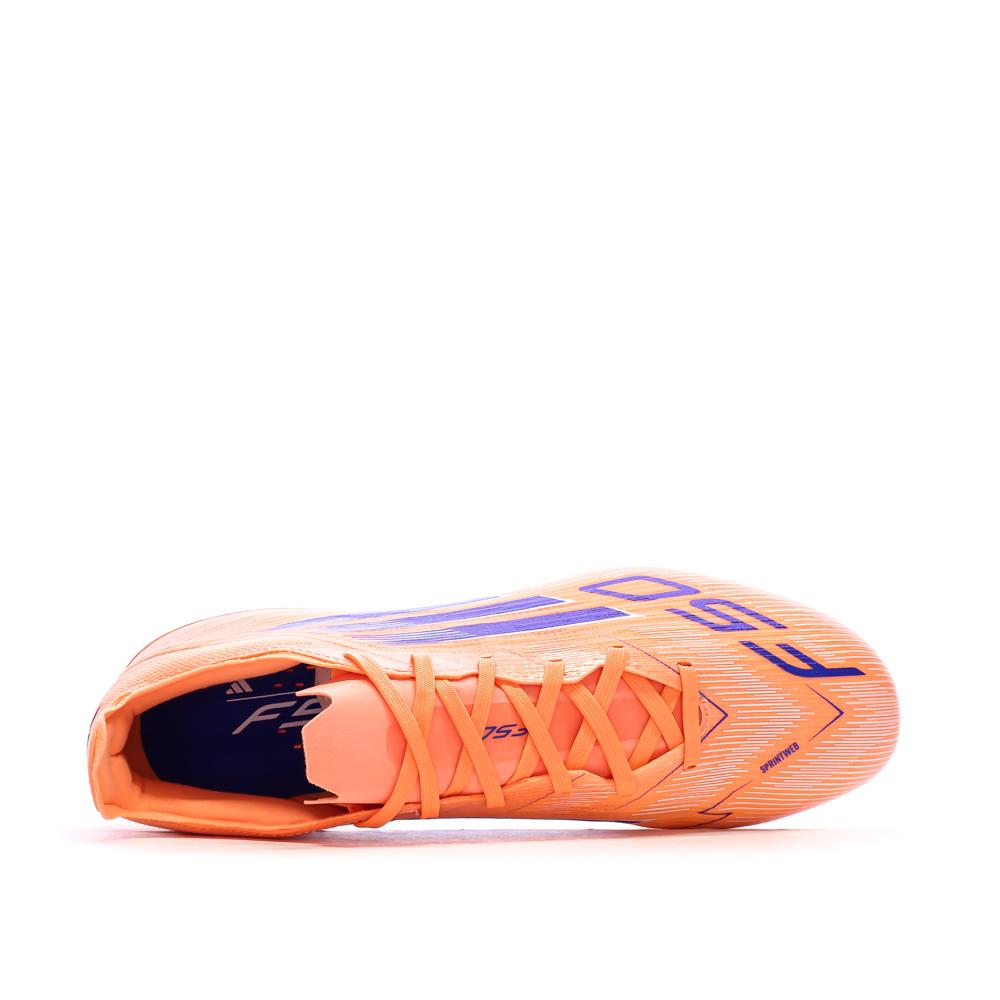 Zapatillas de fútbol naranjas Adidas F50 Pro FG ver 4