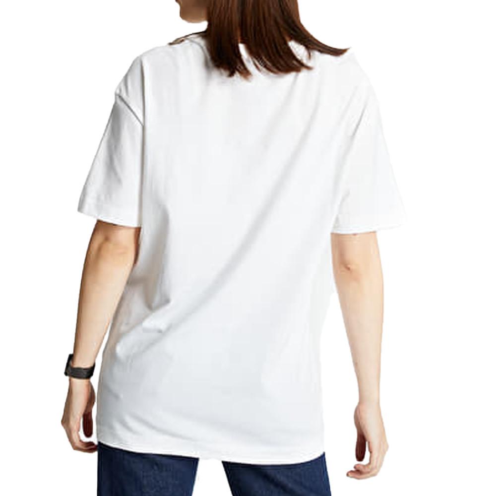 T-shirt Blanc Femme Nike Tee Mini Swoosh vue 2