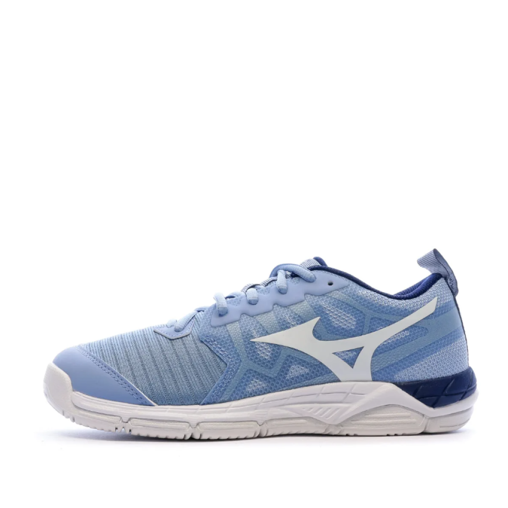 Chaussures de Sport Bleues Femme Mizuno Wave Supersonic 2 pas cher