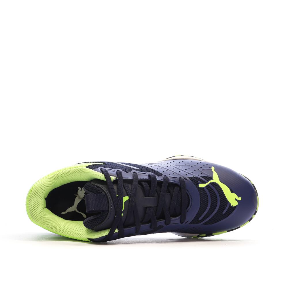 Chaussures de Padel Marine/Jaune Mixte Puma Solarattack RCT vue 4