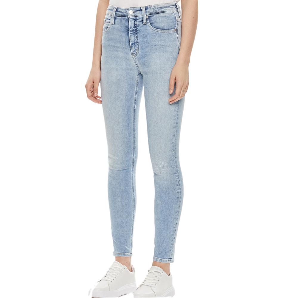 Jean Skinny Bleu Femme Calvin Klein Jeans High Rise pas cher