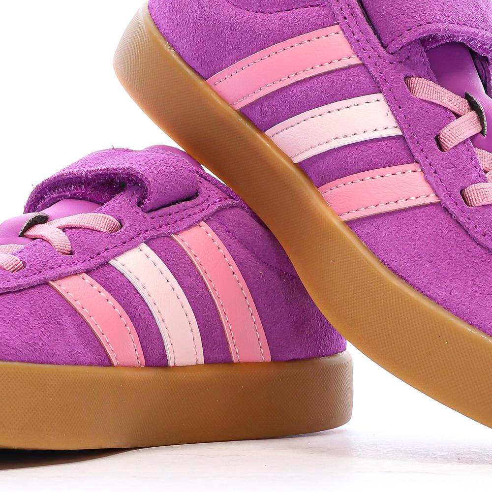 Baskets Violet Fille Adidas Court 3.0 vue 7