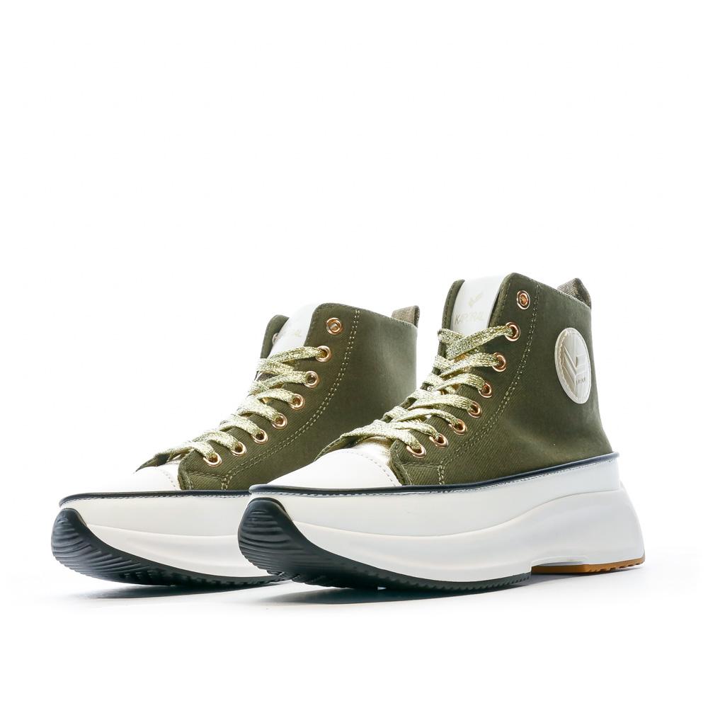 Baskets Kaki Femme Kaporal Christy vue 6